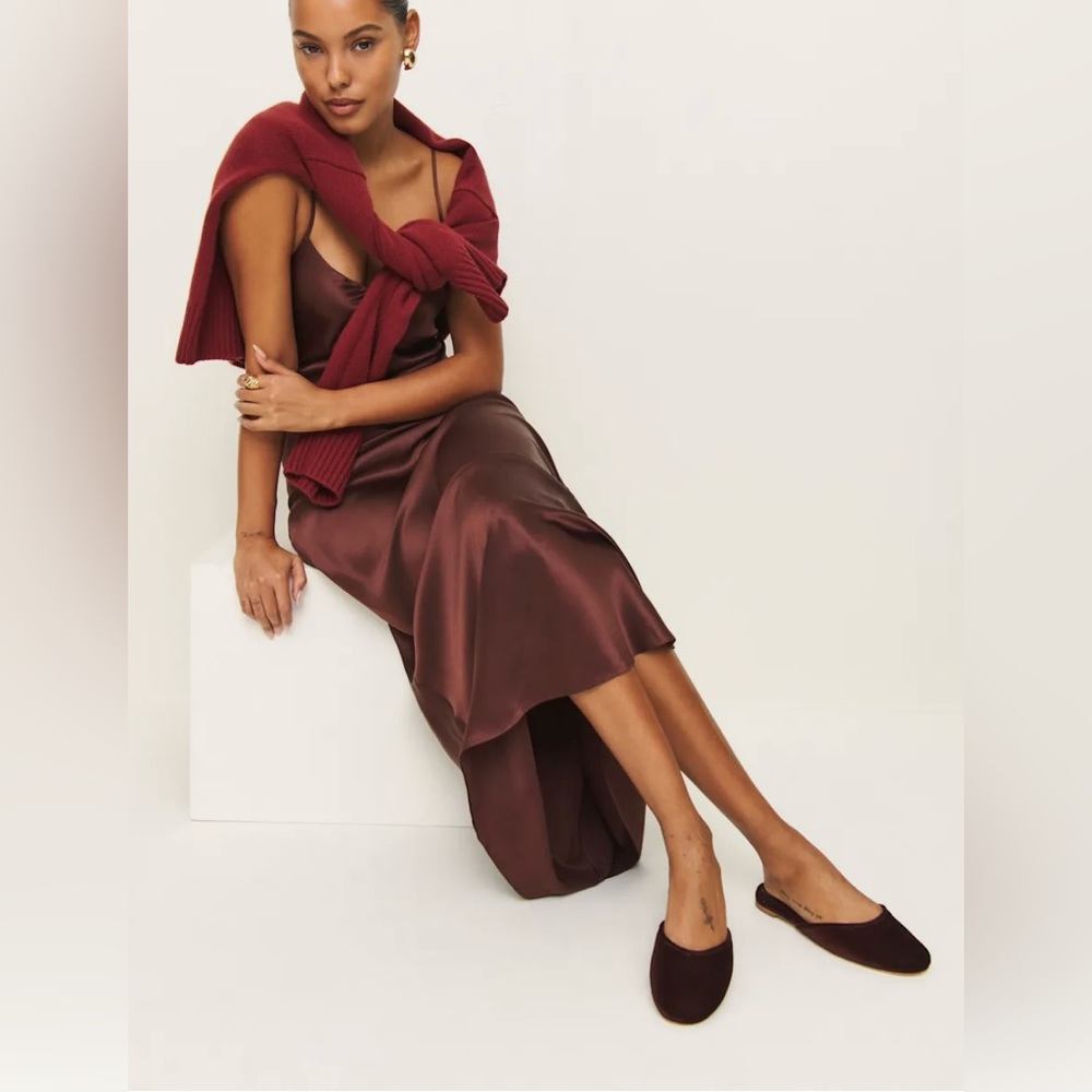 Reformation Melly Flat Mule Size 8